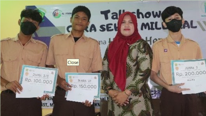 penyerahan hadiah lomba